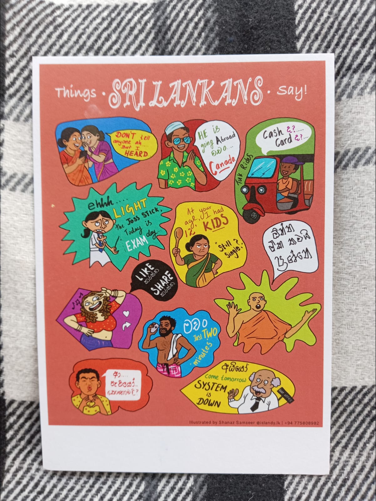 Print Card - Things Sri Lankans Say